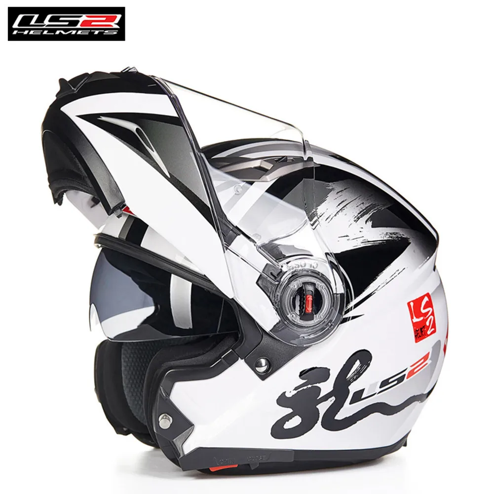 LS2 FF370 модульный Filp up мотоциклетный шлем полный уход за кожей лица гоночный скутер Casco Moto Capacetes de Motociclista двойной козырек