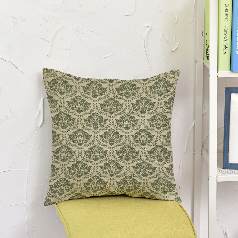 2021 горячая Распродажа Винтаж геометрический цветок решетки из хлопка и льна