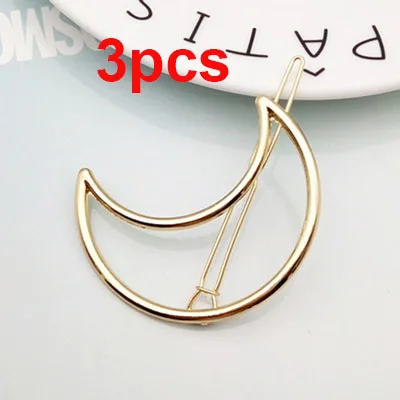 gold moon 3pcs Заколки для волос для женщин и девочек, имитирующие жемчужные заколки для волос, свадебные заколки для волос, заколки для волос, инструменты для укладки, принадлежности для плетения G0302 - Цвет: gold moon 3pcs