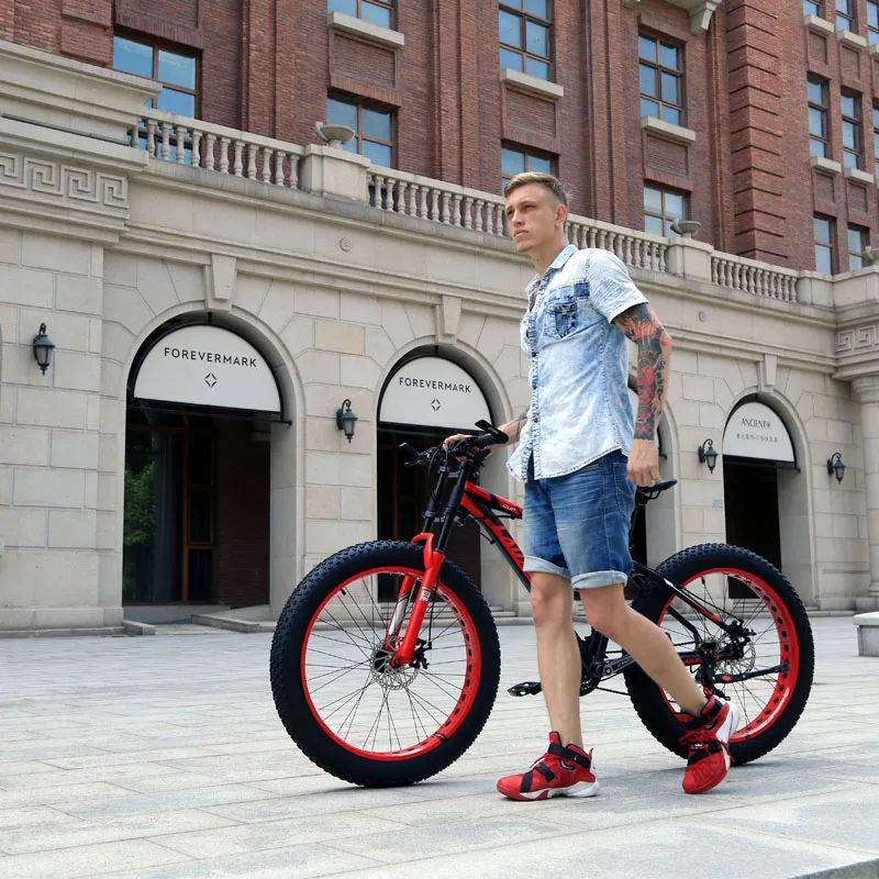 LAUXJACK горный велосипед алюминиевая рама 24 Скорость Shimano механические тормоза 26
