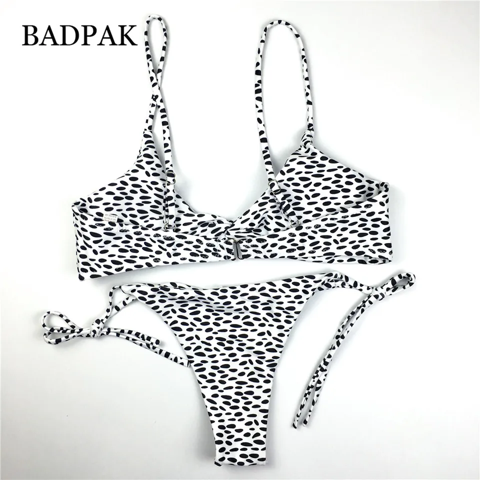 Badpak Сексуальная Strappy Купальник бикини костюм для Для женщин Купальники малышек