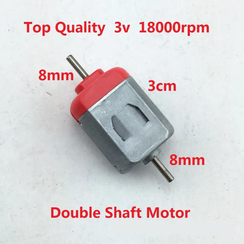 (Заказ 2 лота 25%) микро 130 DC двойной двигатель 3v 18000 об/мин высшее качество DIY Детский