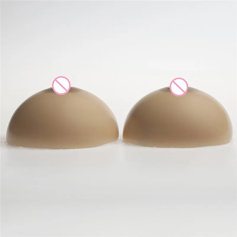 1200 г/пара коричневые силиконовые формы груди 36DD/38D/40C чашка Трансвестит грудь