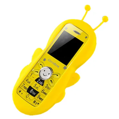 yellow Мини Симпатичный сотовый телефон бар телефон Прекрасный мультфильм карманный мобильный телефон камера Слот для карты памяти Bluetooth студенческий ребенок - Цвет: yellow