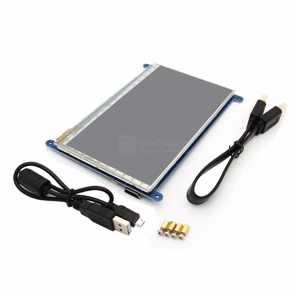 Raspberry Pi 4 Model B 7 дюймов сенсорный экран 1024*600 HDMI TFT ёмкостный ЖК дисплей/монитор для pi