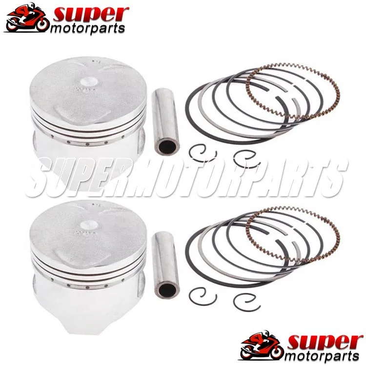 Мотоцикл Hign-хромированный алюминиевый двигатель поршневые кольца для HONDA Steed400