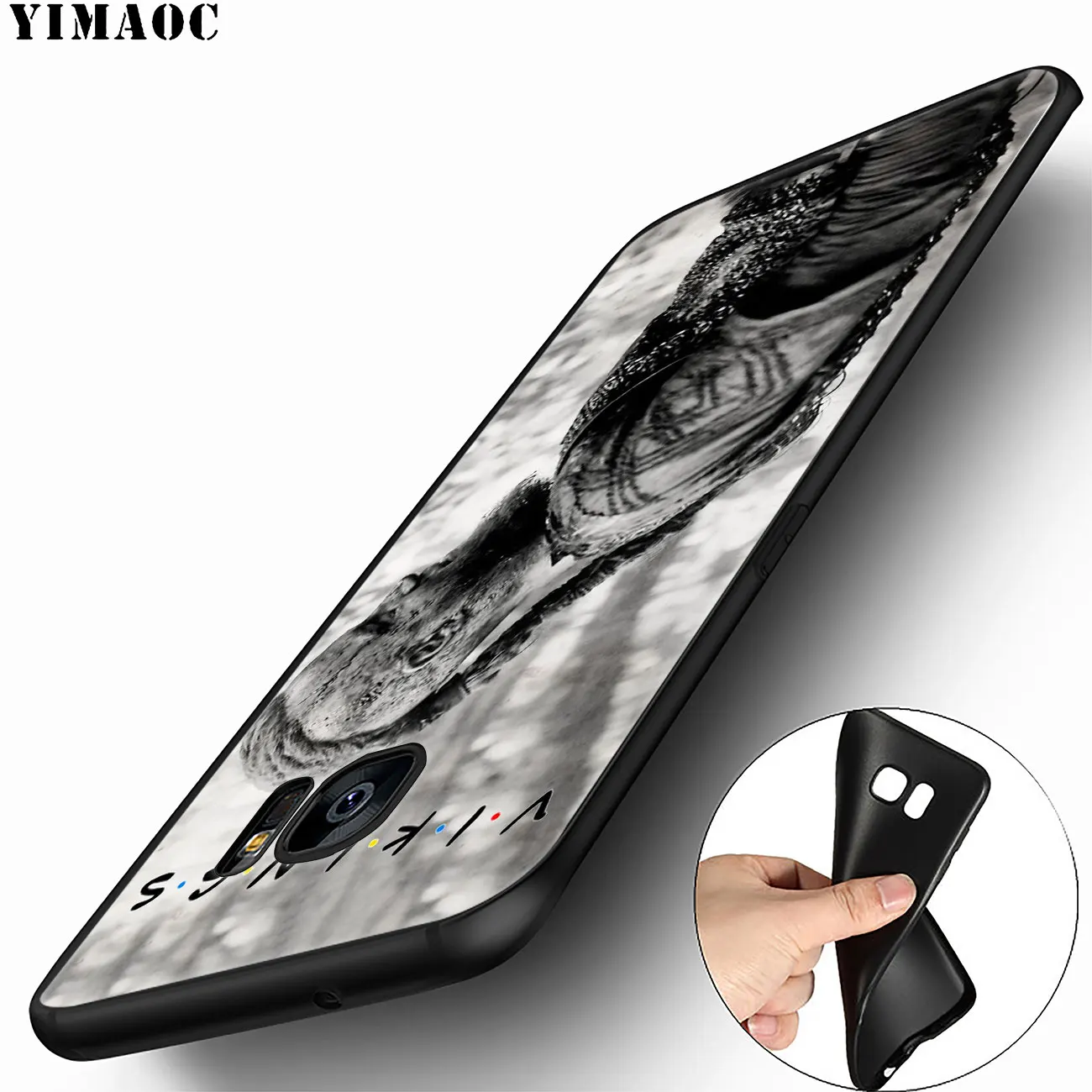Модный мягкий силиконовый чехол YIMAOC серии vikings 4 для Samsung Galaxy S20 Ultra S10 Lite S9 S8 Plus S7 Edge