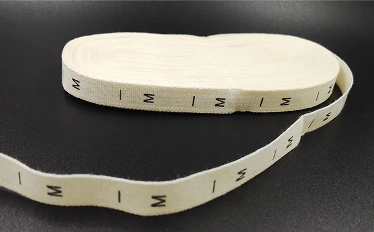 500 шт/рулон высококачественные бежевые хлопковые этикетки моющиеся мягкие для