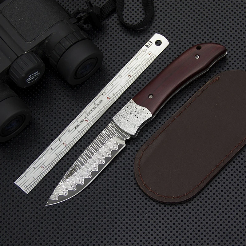 EDC VG 10 Дамаск тактический складной Ножи Сталь карман выживания утилита охотничьи