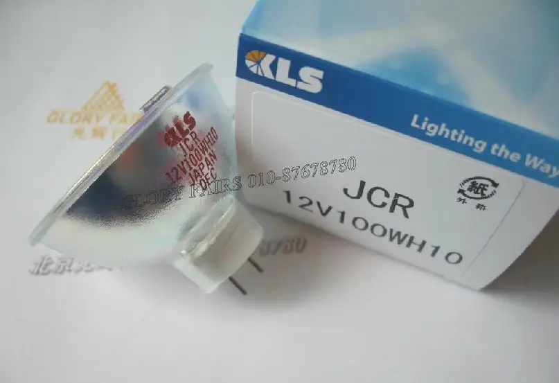 KLS JCR 12V100WH10 12 В 100 Вт галогеновая лампа JCR12V100WH10 12V100W specular reflector микроскоп к JCR12V100W15H/5 |