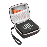 wireless bluetooth hard eva speakers case with mesh pocket for jbl go smart for charger cables band zipper holding hands bag