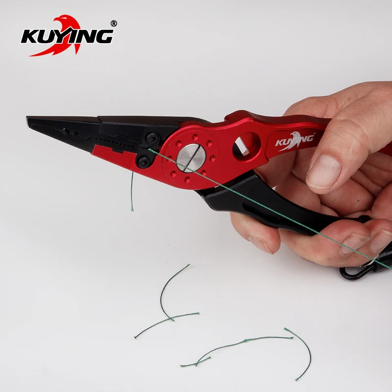 KUYING 128g супер легкие многофункциональные рыболовные плоскогубцы инструмент