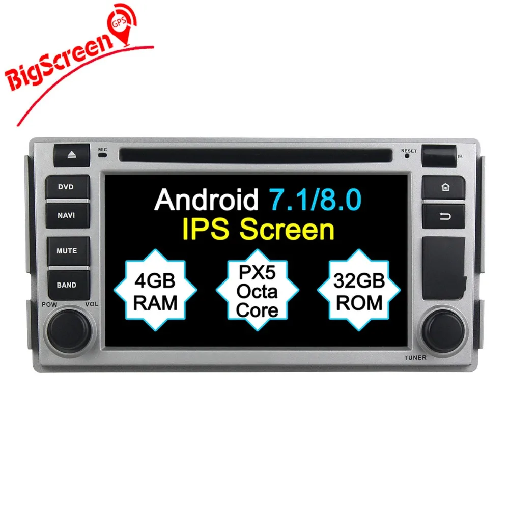 2 Din Android 8 0 ОЗУ 4 Гб + 32 ГБ ядерный автомобильный радиоприемник GPS навигатор для Hyundai