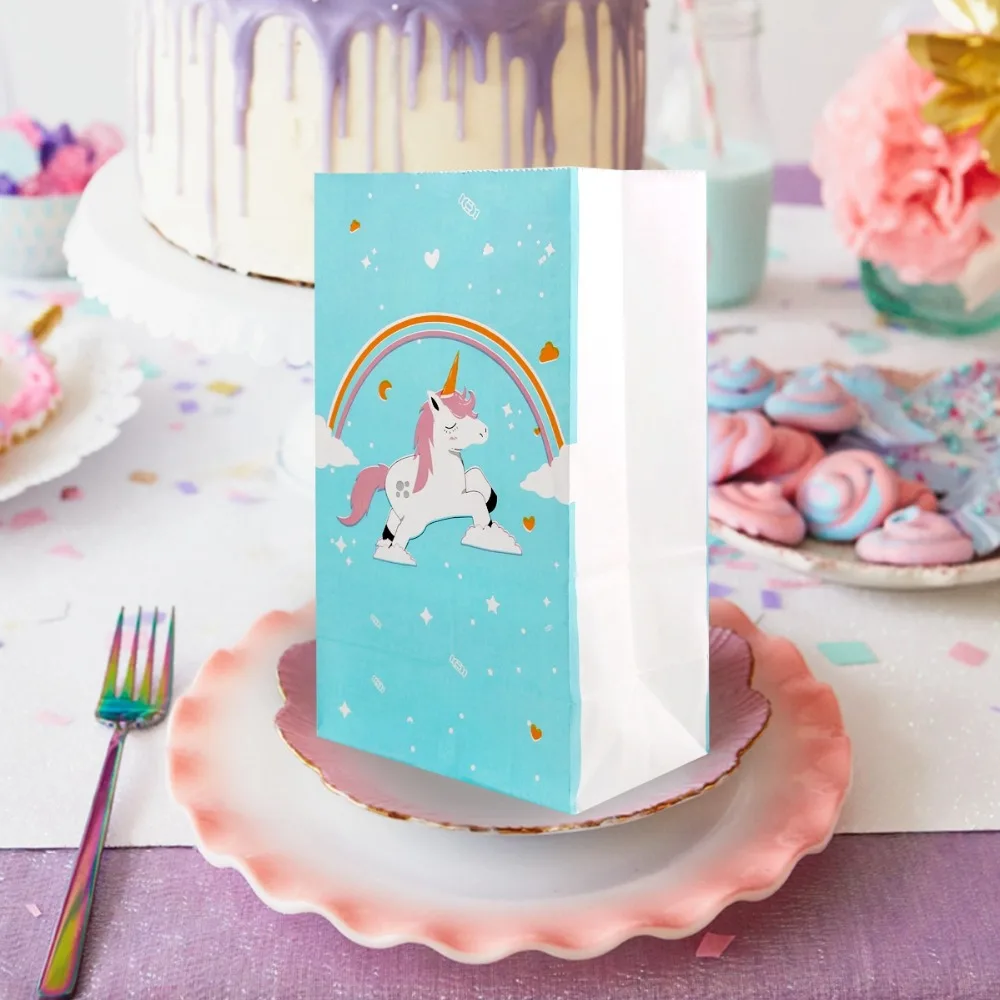PATIMATE Единорог конфеты сумка Baby Shower подарок на день рождения мешок вечерние Декор