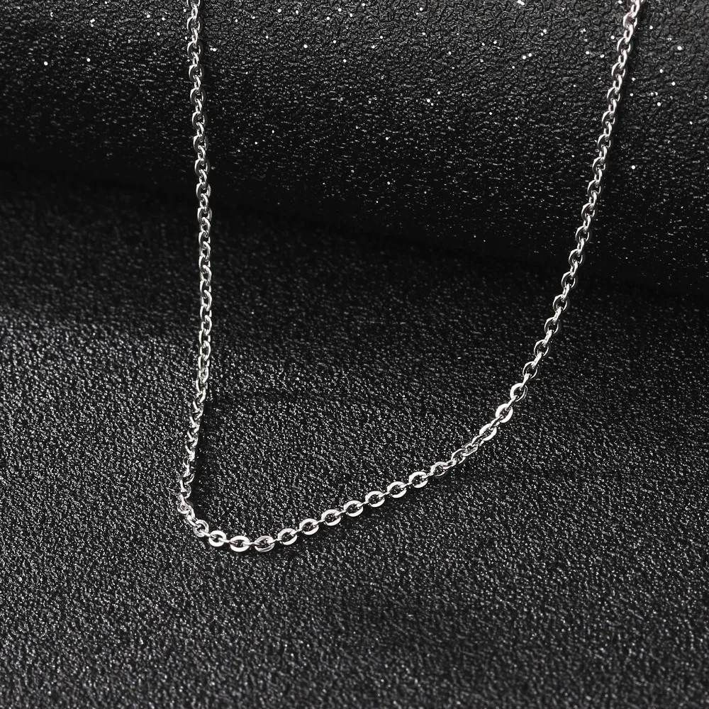 Модное ожерелье Manxiuni из титановой стали с серебряным покрытием женское