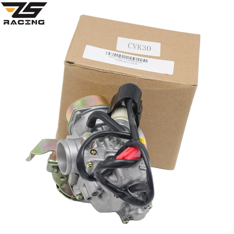 Карбюратор с подогревом ZS Racing CVK30 для AN250 Skywave / Burgman Linhai Aeolus VOG 260 300 TANK YP250 XINGYUE 260|racing