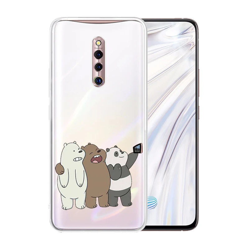 Мягкий силиконовый прозрачный чехол из ТПУ для VIVO X27 Pro X23 X21 X20 X7 X9S Plus Прочный с