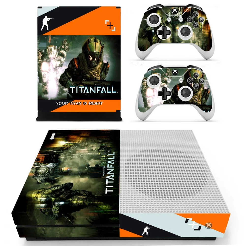 Наклейка Titanfall 2 для Xbox One S консоль и контроллеры Slim Skin Виниловая