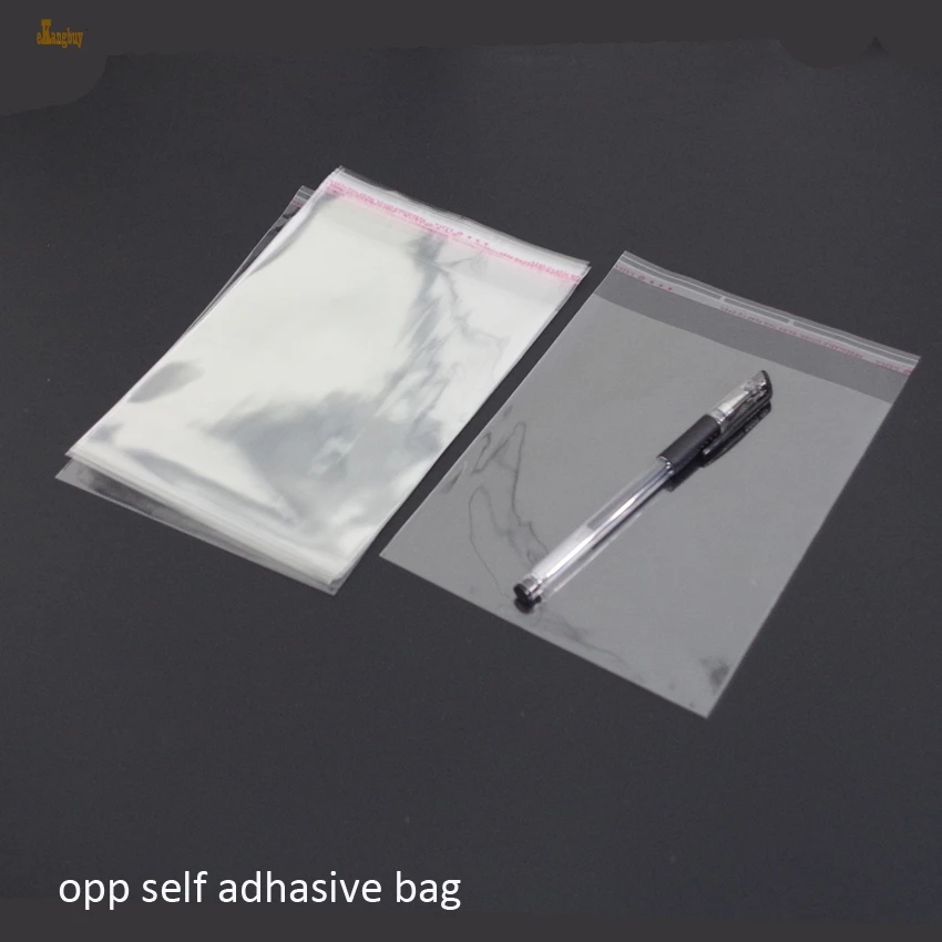 

200pcs/lot Clear Resealable Bopp/poly/ Cellophane Bag 12x16+3cm Transparent Opp Gift Plastic Packaging Bags Self Adhesive Seal