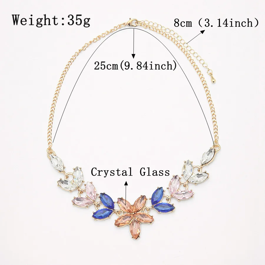 Модное ожерелье-чокер с кристаллами для женщин аксессуары цепочка золотого