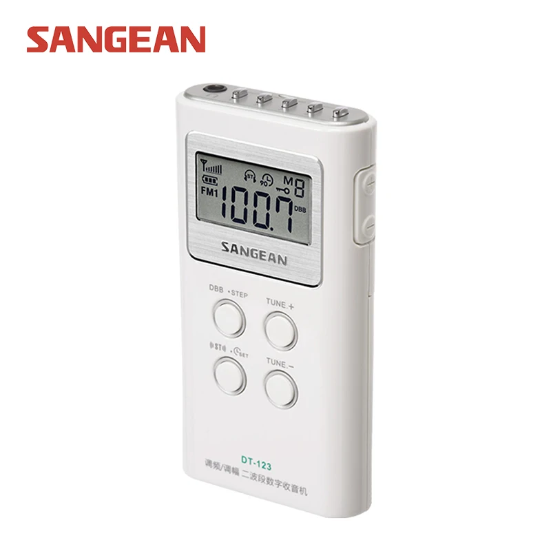 SANGEAN DT-123 FM радио динамик портативный радио приемник Высокое качество карманный радио динамик радио