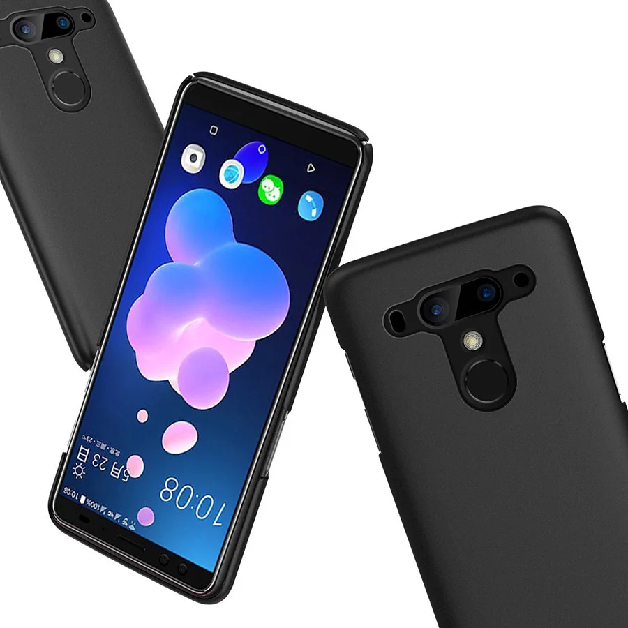 Для htc U12 Plus чехол htc U12 Plus черный матовый Силиконовый чехол TPU чехол защитная накладка для задней панели телефона чехол для htc U12 Plus U12+ 6,0 дюймов