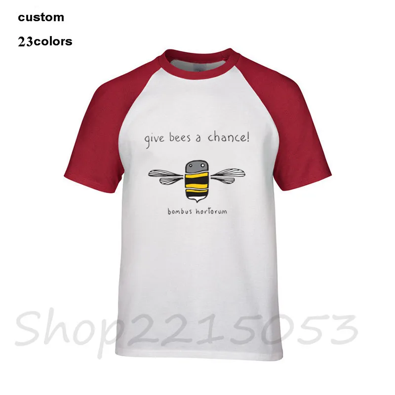 Give me a chance Honey Bees wholesale Mens t shirts xxl 2021fashion 3d funny tshirts brand streetwear clothing MALE tee T-shirt | Мужская