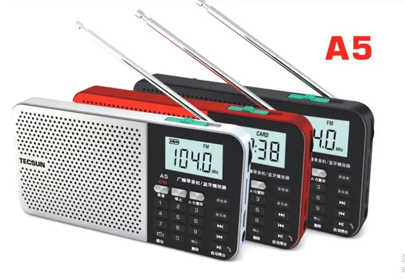 Tecsun A5 беспроводной bluetooth динамик старый человек карта Радио Запись FM вещания полупроводниковый музыкальный автомат маленький стерео