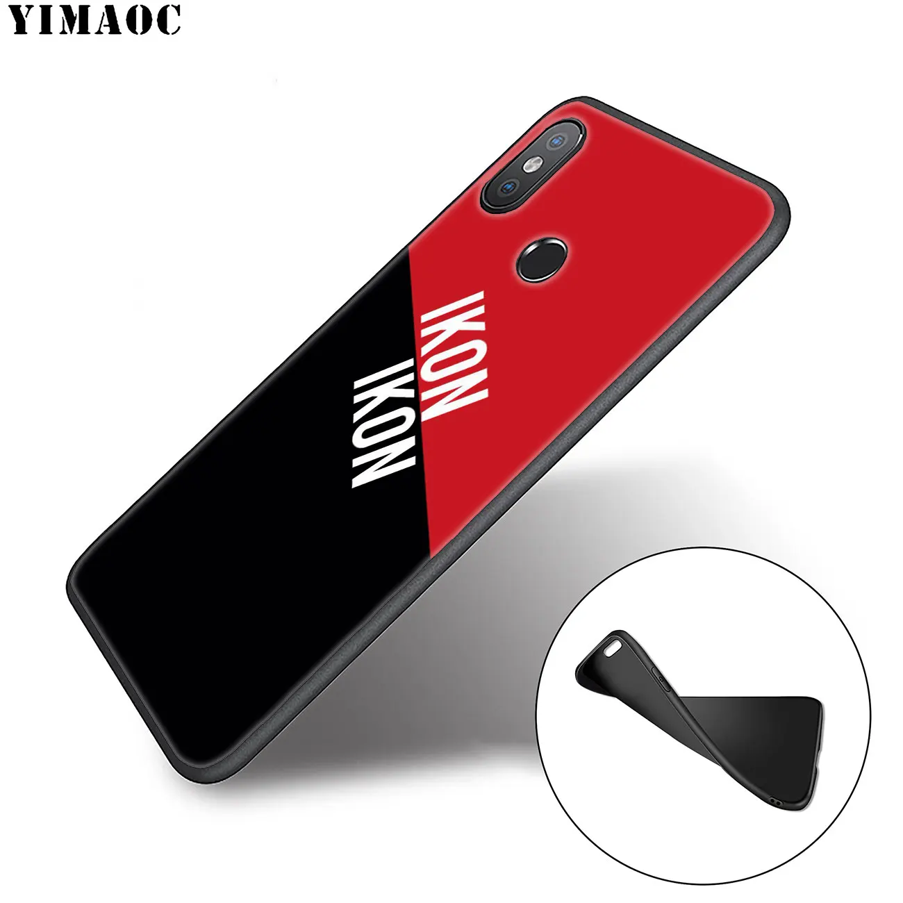 Мягкий силиконовый чехол YIMAOC ikon kpop для телефона Xiaomi Redmi K30 K20 Note 8 8T 7 5 6 Pro Mi черный из