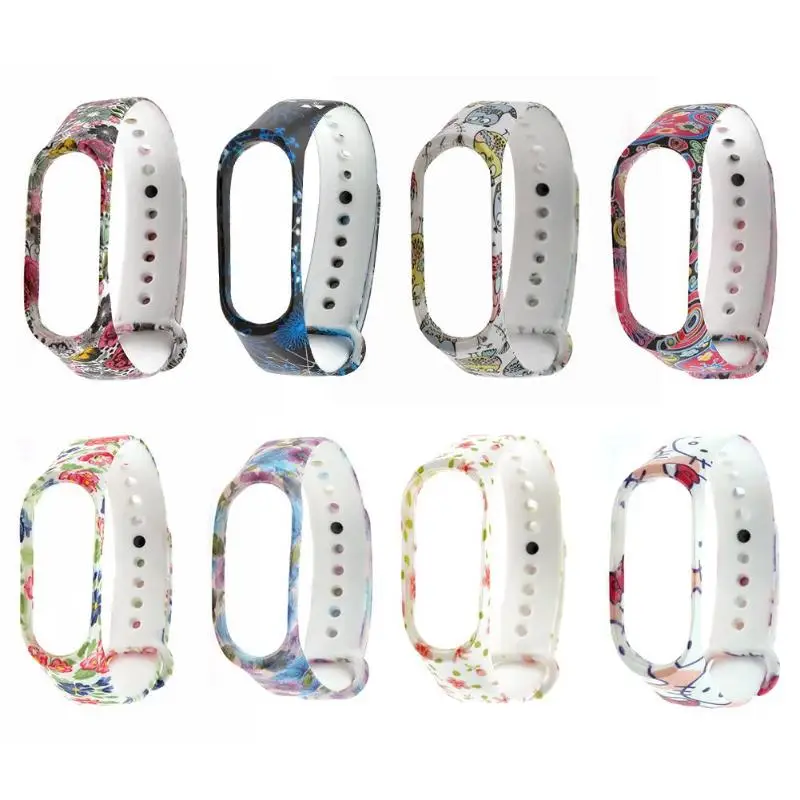 1 шт. мягкий силиконовый регулируемый ремешок для часов Xiaomi Mi Band