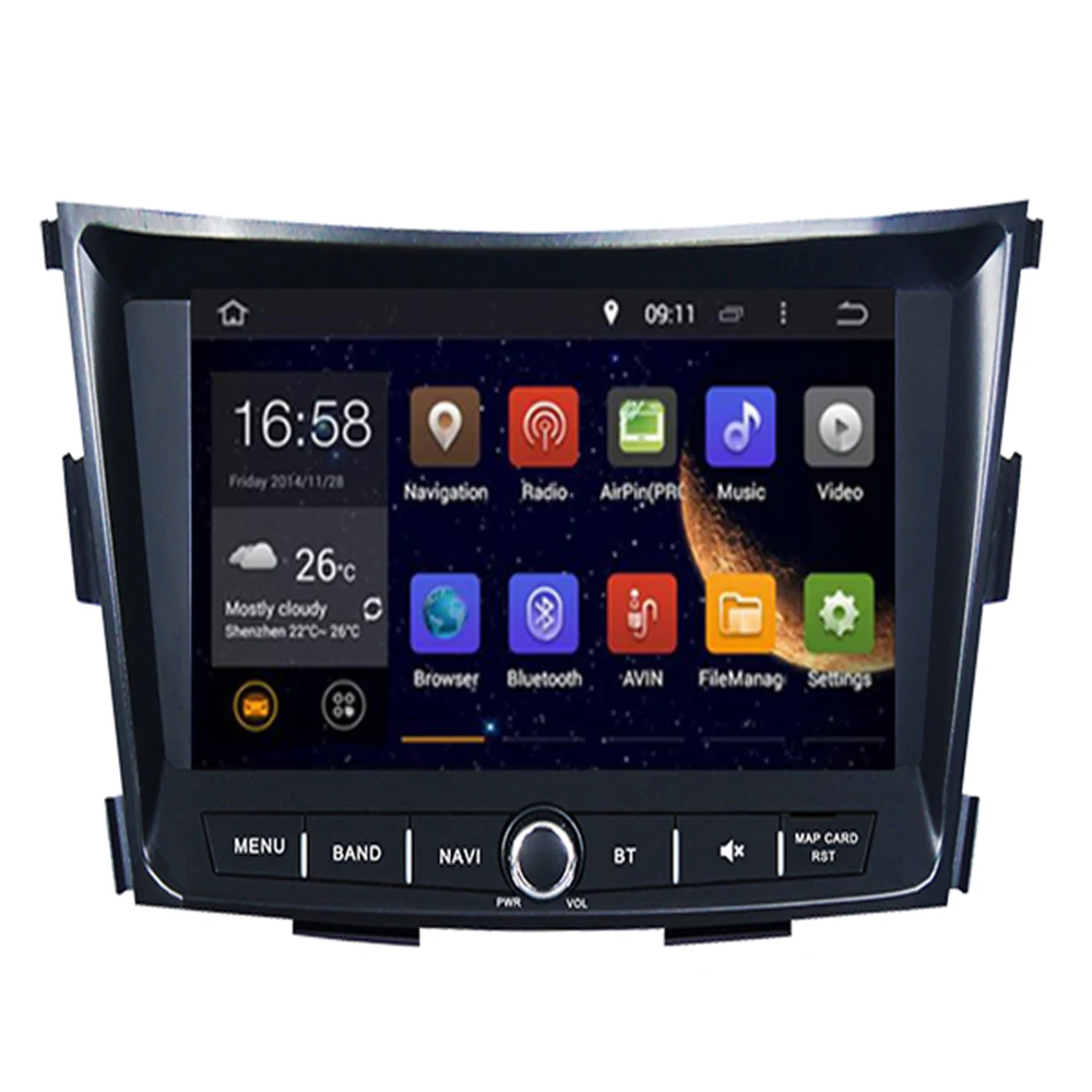Android 10 4 Гб ОЗУ для SsangYong Tivoli 2015 ~ 2019 автомобильное радио аудио видео мультимедийный