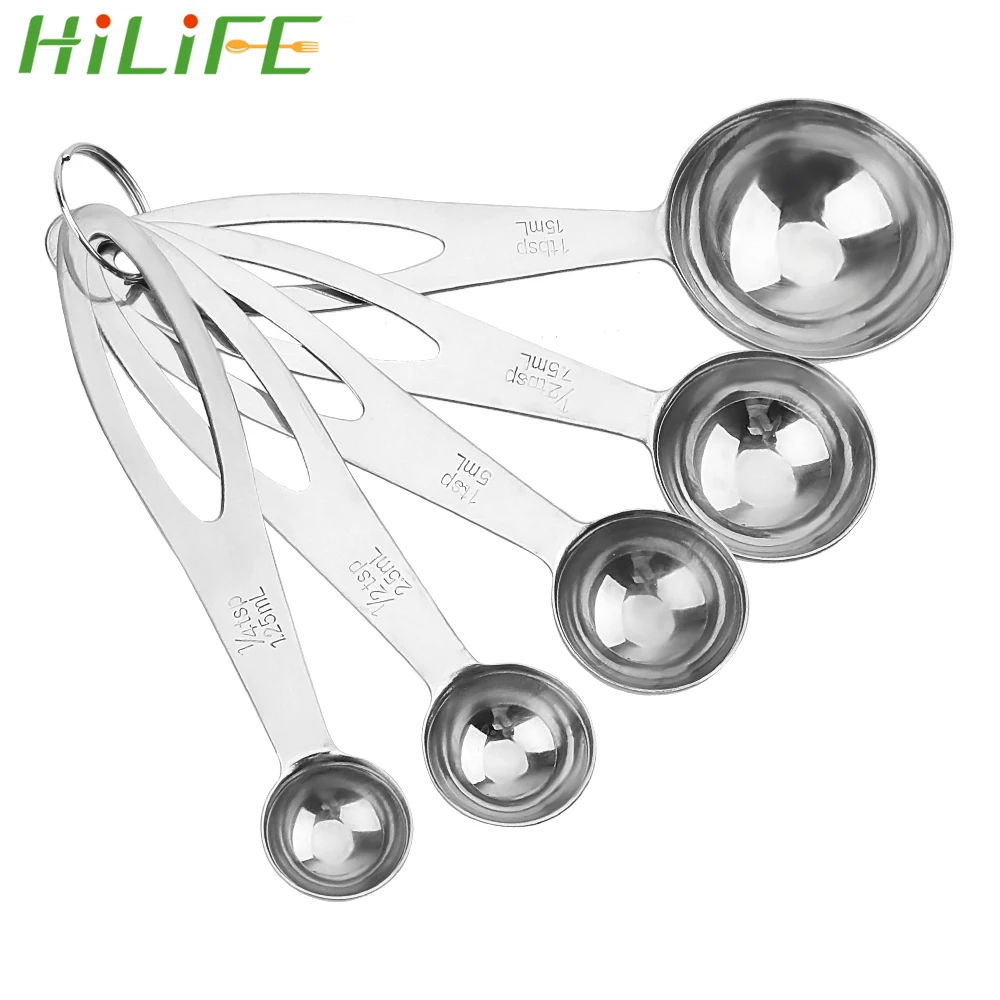 HILIFE измерительные инструменты 5 шт./компл. Инструменты для выпечки муки еда Кофе