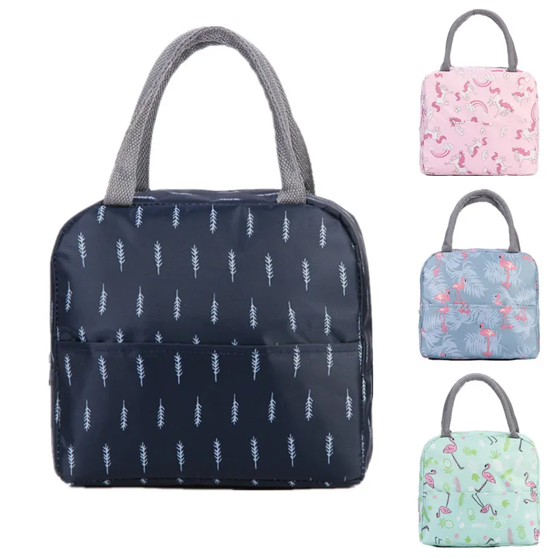 Водонепроницаемая Термосумка для ланча с фламинго женщин детей мужчин