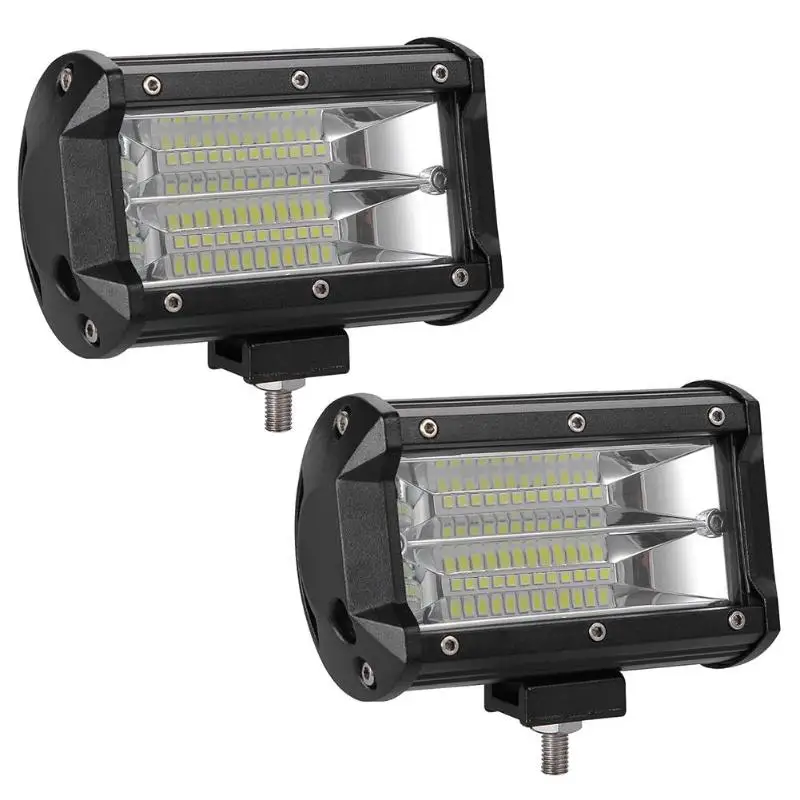 2PCS VODOOL 240 Вт 5 дюймовый светодиодный фонарь для внедорожника, противотуманная фара для вождения, сверхинтенсивный светодиодный фонарь для автомобильных фар - Испускаемый цвет: 2PCS