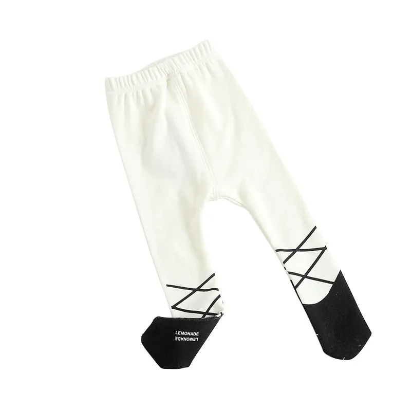 0-2y Infant Baby Girl Tight Knitted Cotton Warm Panty Solid Color Children's Tights Fashion Stocking |