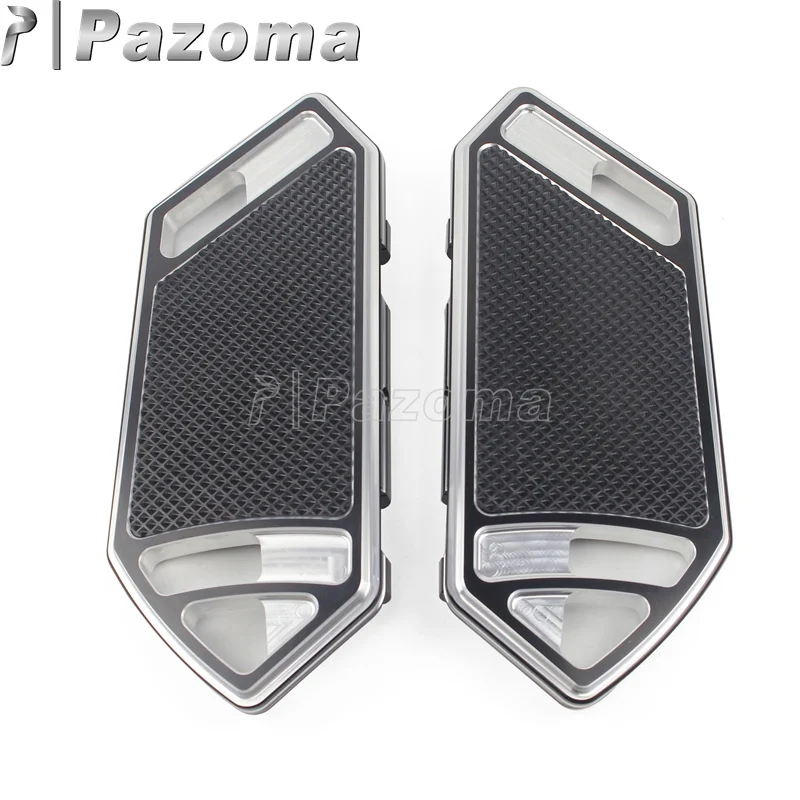 Черные мотоциклы Пассажирские подножки педали половицы для Harley Softail Touring Road King Road Street Electra Glide 84-15