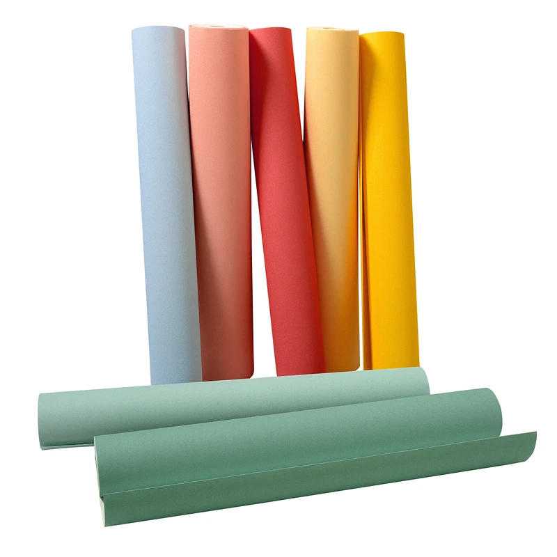 

Pink Princess Room Children Bedroom Wallpaper Nordic Style Plain Color Waterproof Living Room Restaurant Wall Papers Home Decor