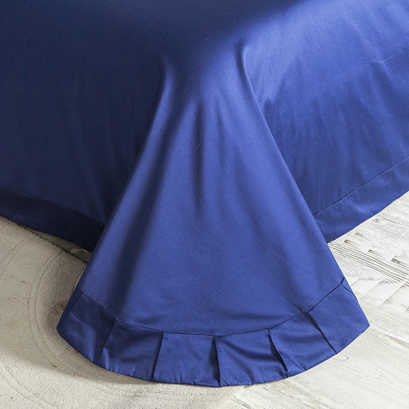 Роскошные комплекты постельного белья вышивка длинный Стеганный хлопок 4 шт.