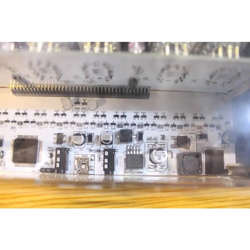 IN12 светящиеся часы цифровые трубка настольные с LED интеллектуальное выключение