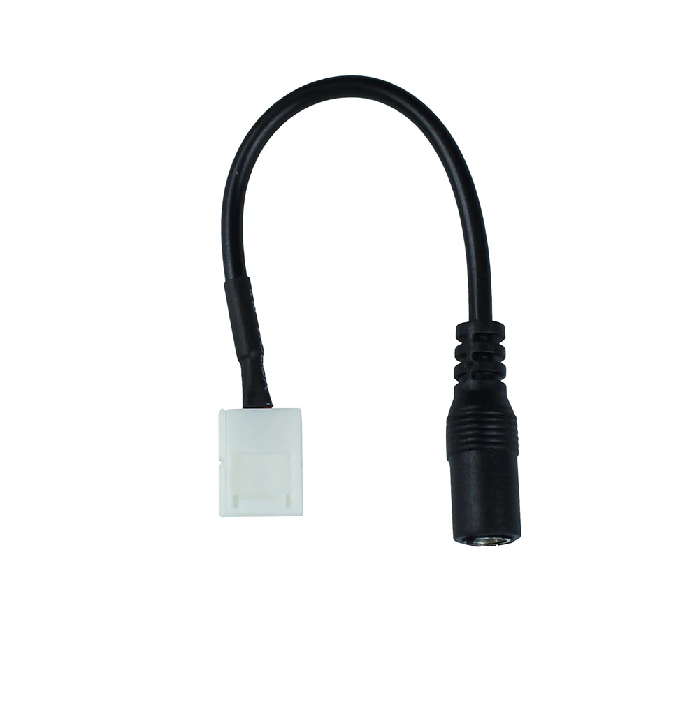 8 мм 2pin Женский DC адаптер Светодиодная лента Соединительный кабель для SMD 3528 3014 2835