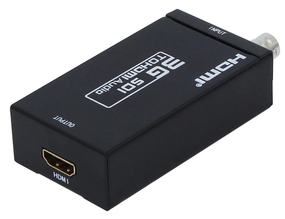 1 шт. Mini SDI в HDMI конвертер HD SDI/3G адаптер поддерживает 720p 1080p с адаптером|sdi to hdmi|sdi hdmi