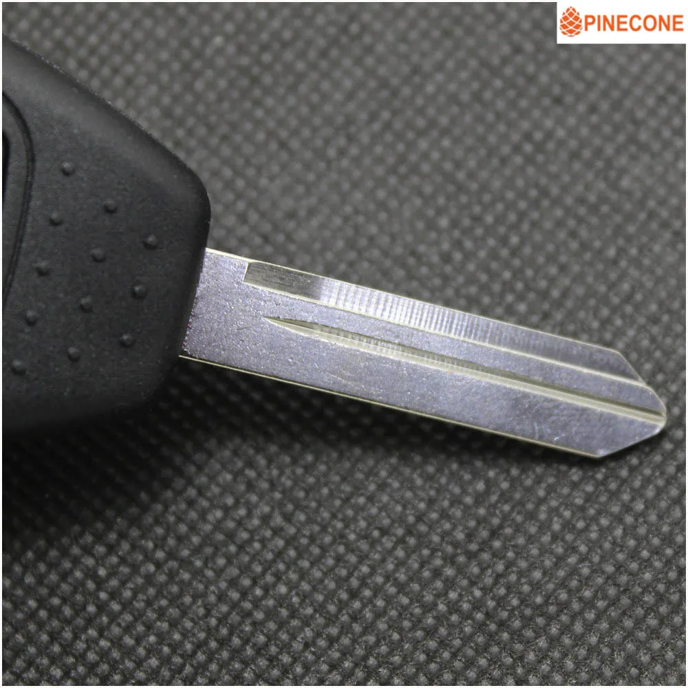 Чехол PINECONE для ключа DODGE CALIBER JEEP LIBERTY CHRYSLER PACIFICA 3 + 1 кнопки необработанные латунные