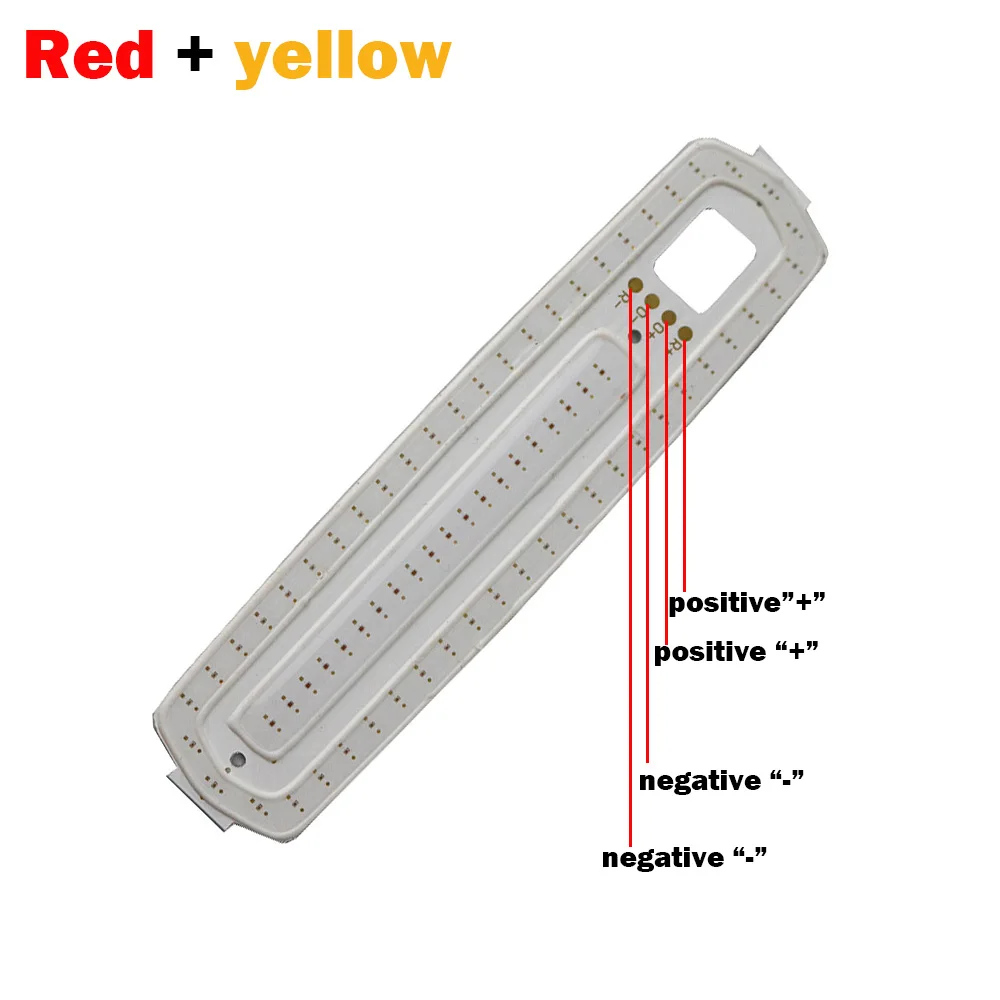 LED COB 87*20 мм 2 Вт 3 Холодный белый красный желтый светодиодные бар лампы полосы