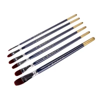 6pcs nylon hair brush watercolor acrylic paint brush set for drawing painting art supplies brush pen artist painting brushes