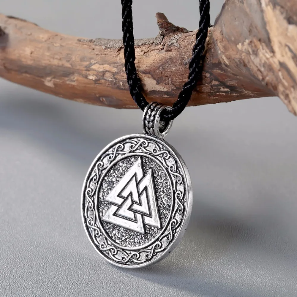 Подвеска Kinitial в ретро стиле женская подвеска подвески викинги ожерелья с узлом и