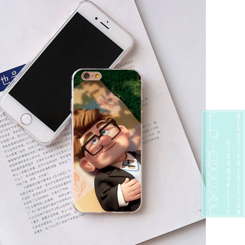 Чехол Carl Ellie Best Friend Прозрачный Мягкий ТПУ силиконовый чехол для iPhone X 7 8 Plus 5S 5 SE 6 6S 5C