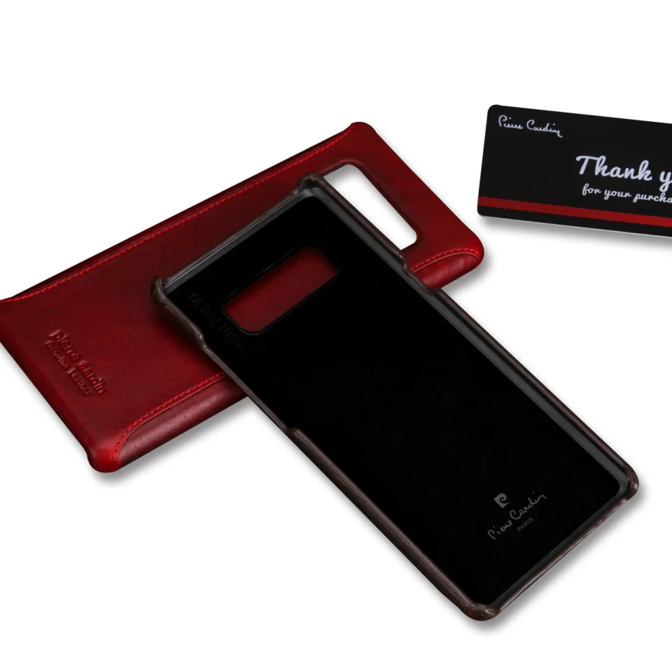 Чехол Pierre Cardin для samsung Galaxy Note 8, чехол на заднюю панель, Винтажный чехол из натуральной кожи для samsung Galaxy Note 8, сумка