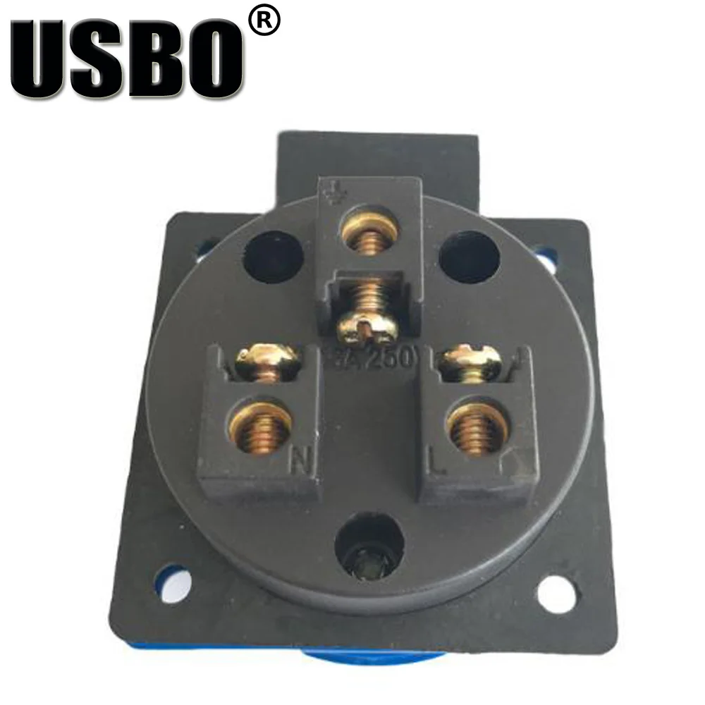 Многофункциональный промышленности безопасности выходе 10 16A 220 250 В IP54 UL CE синий