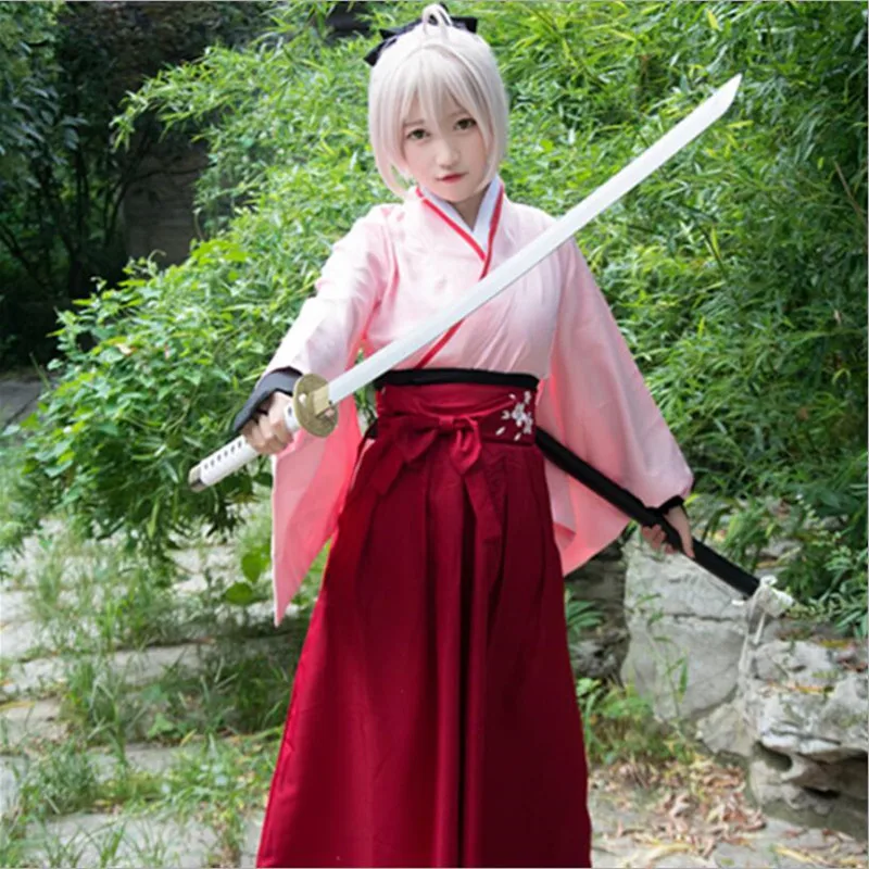 Хит продаж косплей костюм из игры Fate/Grand Order Okita Souji Cos высококачественное японское