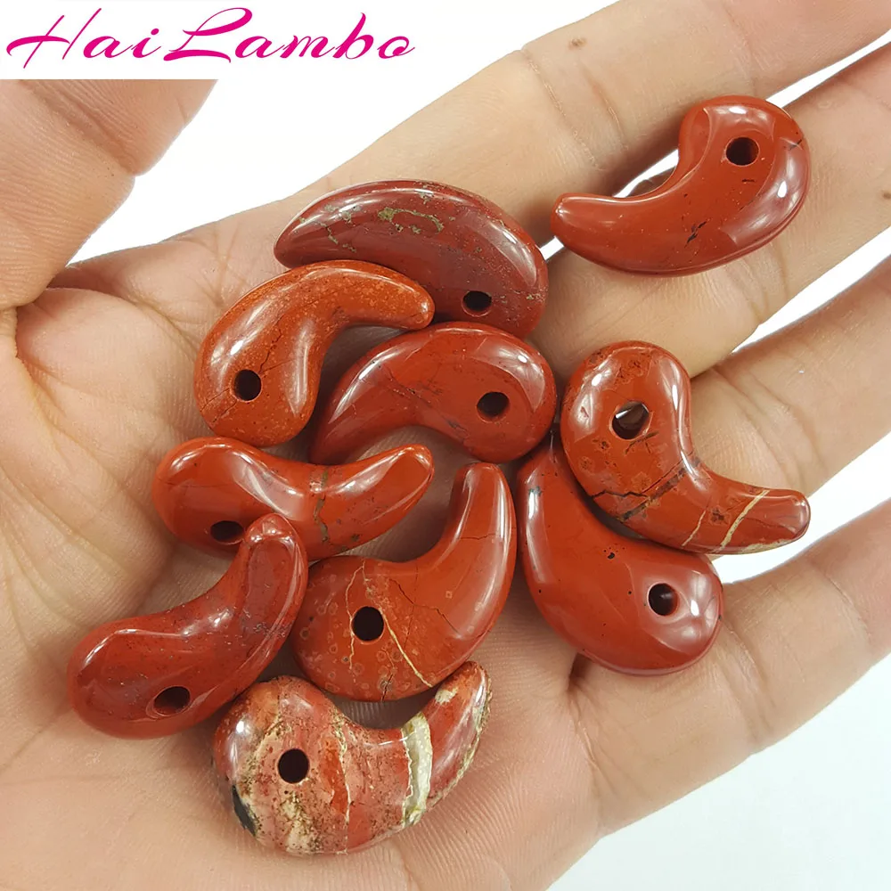 HaiLambo ручная работа Радуга камень резная подвеска магатама Comma бусы классический